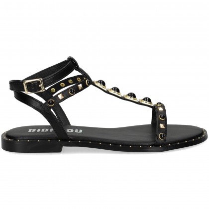 SANDALIA BEBE GILDA TACHAS NEGRO SCHWARZ
