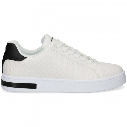 TALON NEGRO DEPORTIVO LABRADO BLANCO M0028 WHITE+BLA