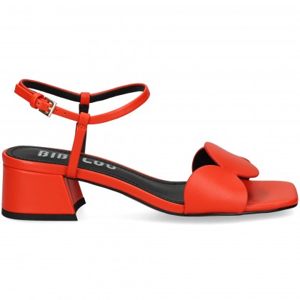SANDALIA CIRCULOS ROJO ROSSO 