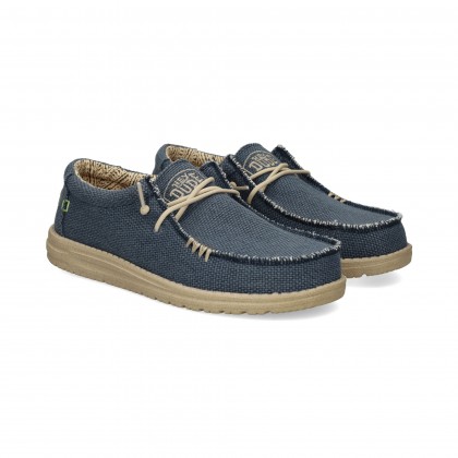 DEPORTIVO WALLABEE BOLA TEJIDO MARINO
