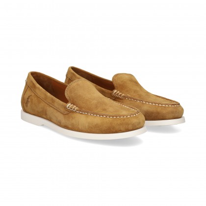 MOCASIN LISO ANTE CUERO