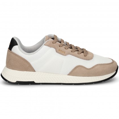 DEPORTIVO ANTE+MALLA BEIGE+BLANCO 261 Medium Beig