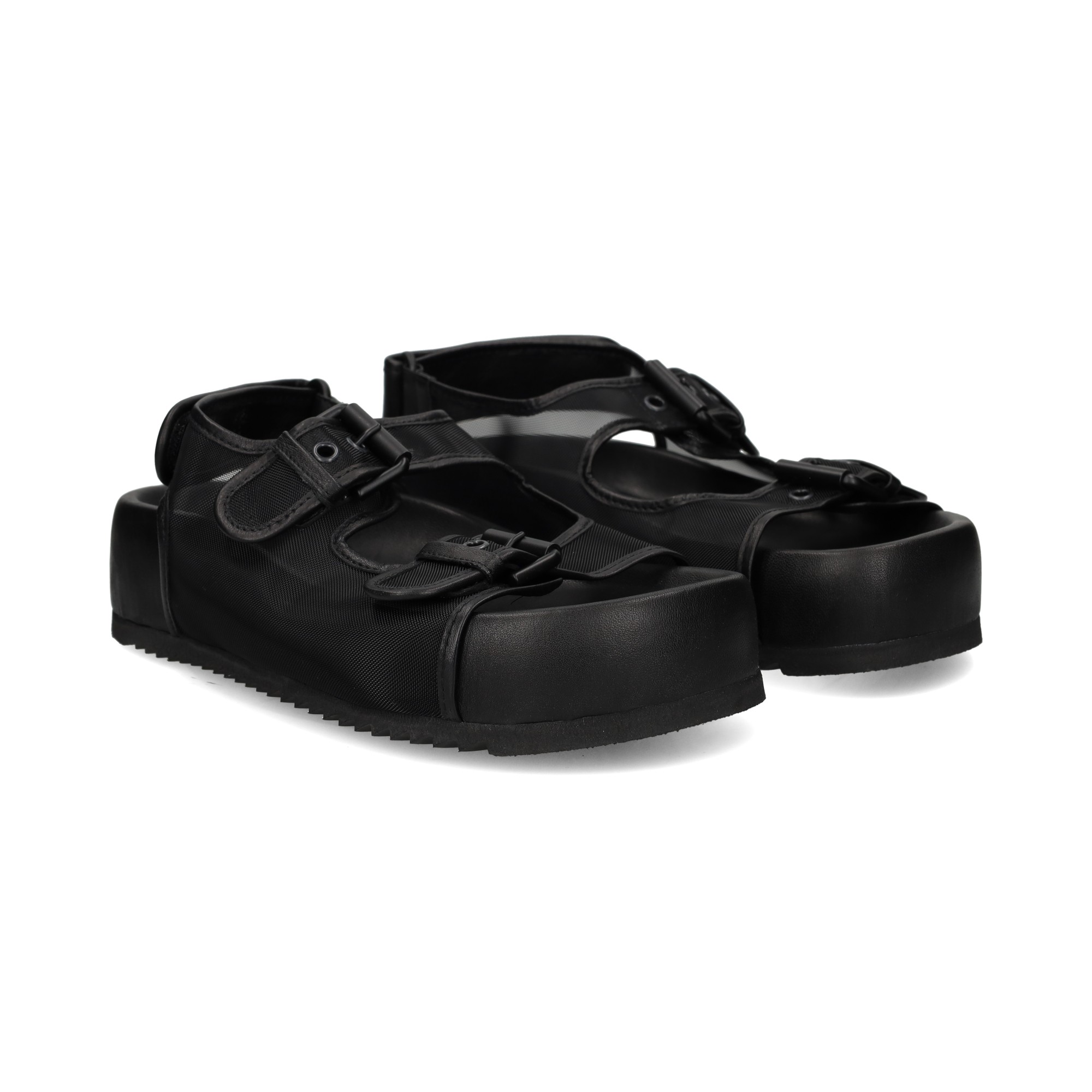 plataforma-2-hebillas-malla-negro