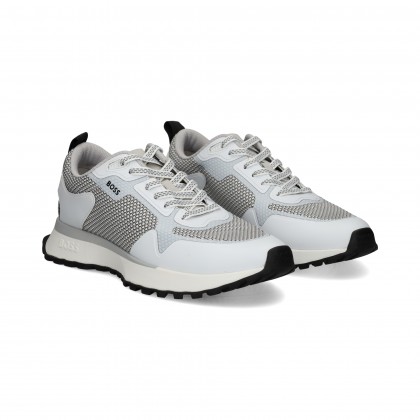 DEPORTIVO PIEL+MALLA BLANCO