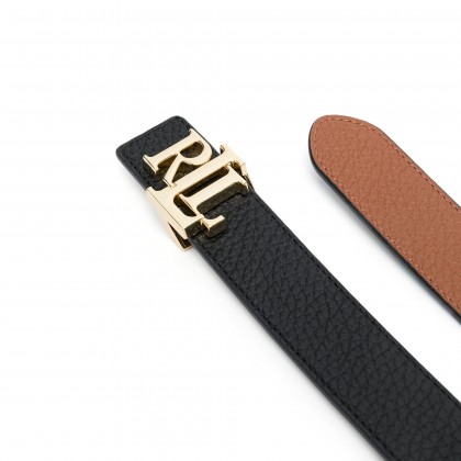 CINTURON 001 BLACK/L TAN