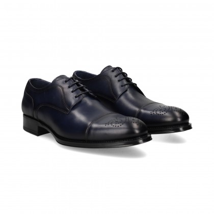 BLUCHER PICADO AZUL