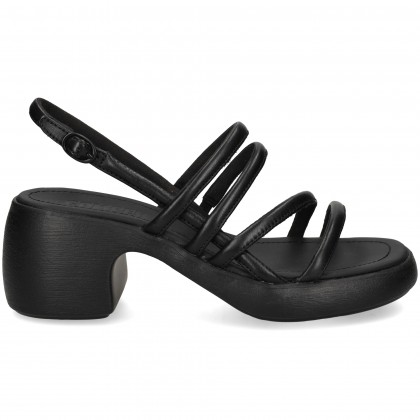 SANDALIA TIRAS ACOLCHADAS PIEL NEGRO 001 SCHWARZ