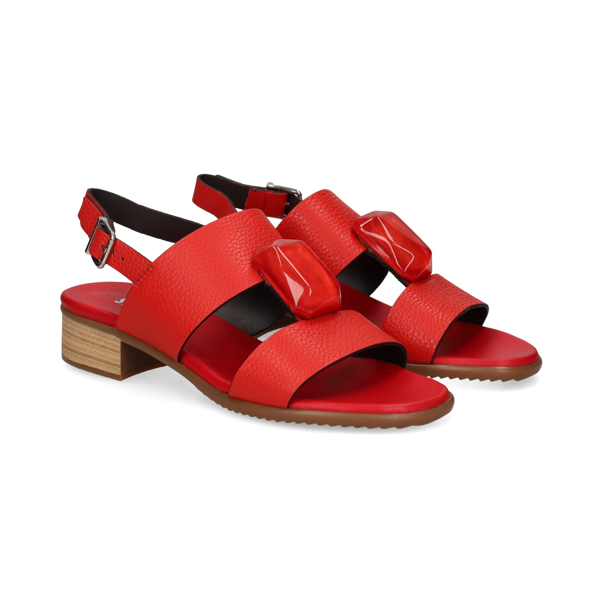 sandalia-2-tiras-piedra-piel-rojo