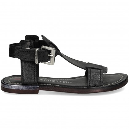 SANDALIA ROMANA NEGRO 6002 BLACK