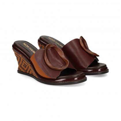 CUNA ETNICA PALA MARRON+CUERO