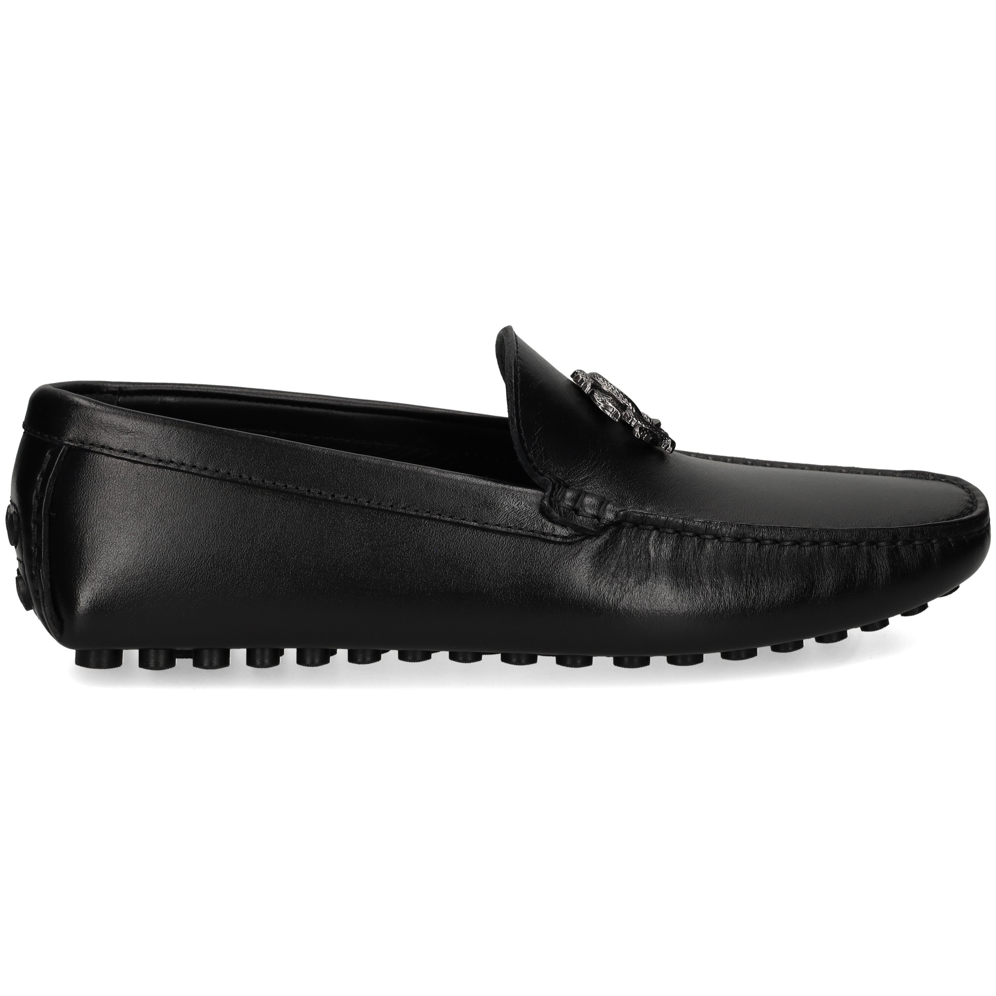 mocasin-logo-empeine-piel-negro