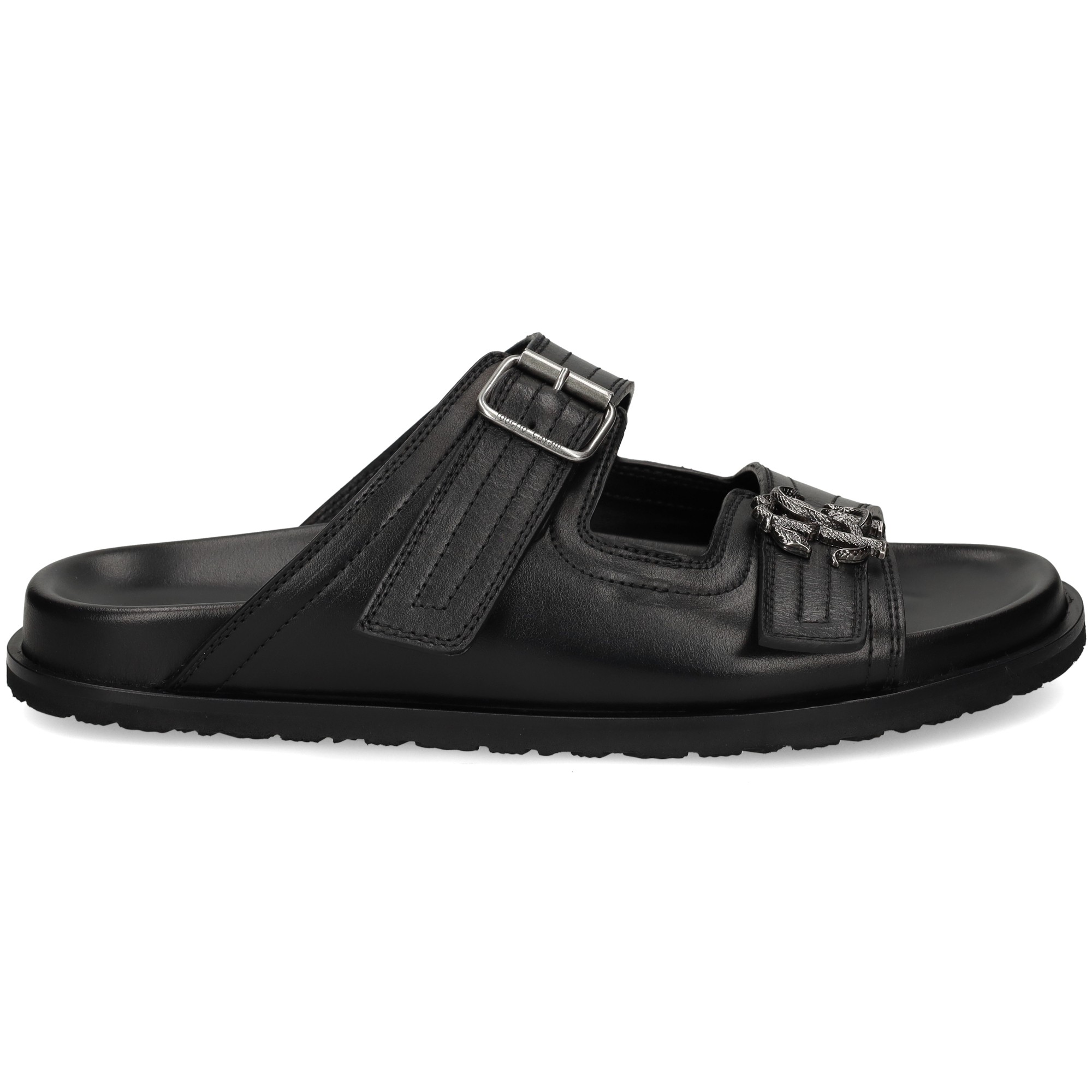 sandalia-2-tiras-logo-hebilla-negro