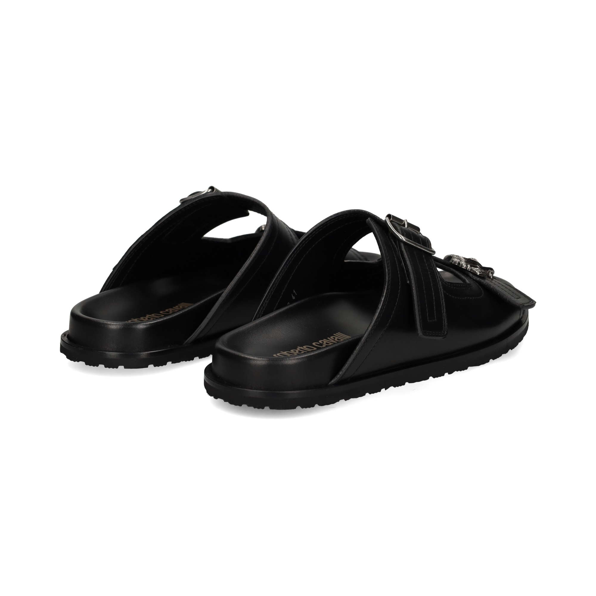 sandalia-2-tiras-logo-hebilla-negro