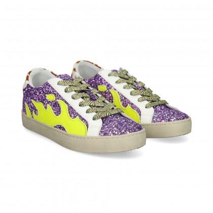 talon-vaca-llama-yellowglitter-lila