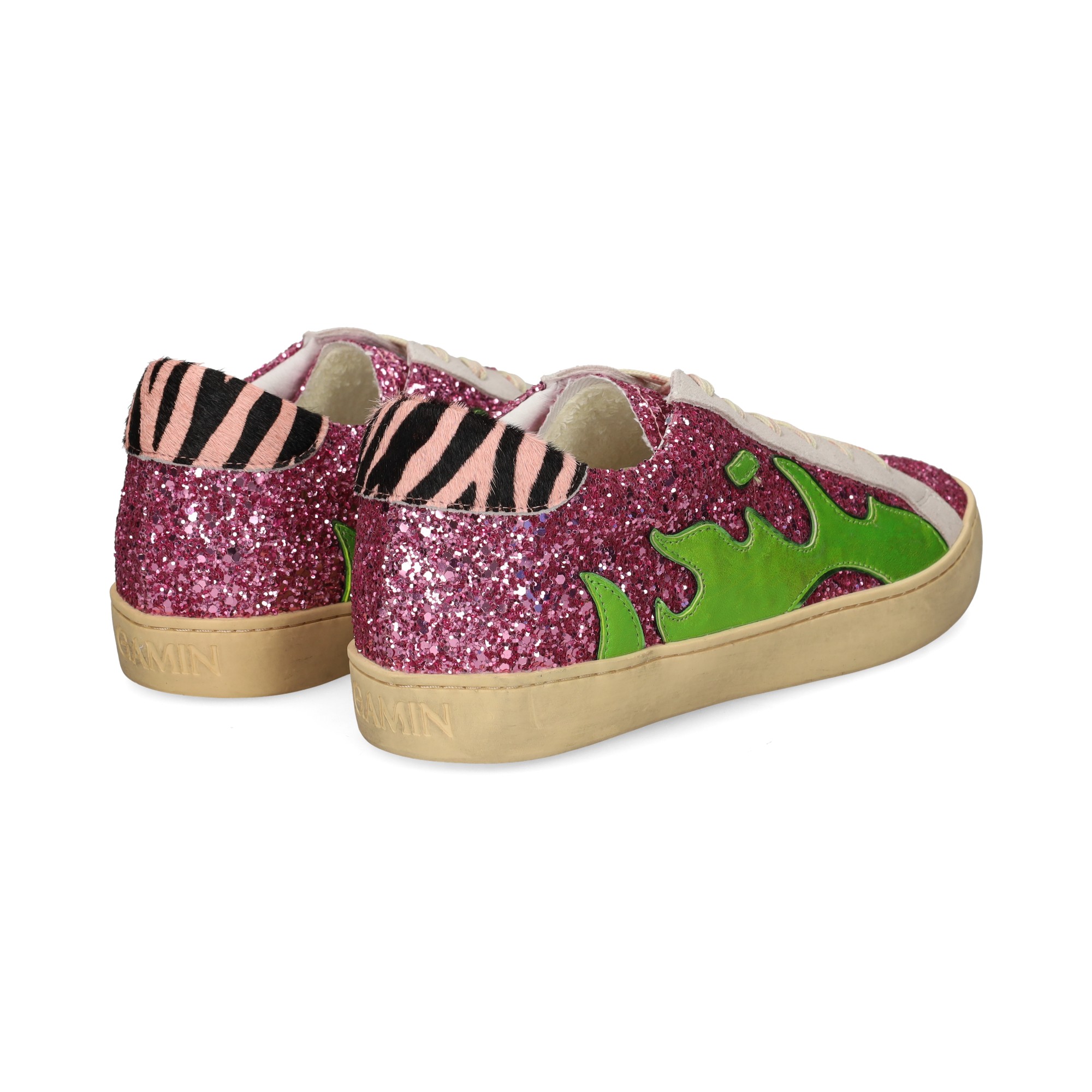 talon-zebra-llama-verdeglitter-rosa