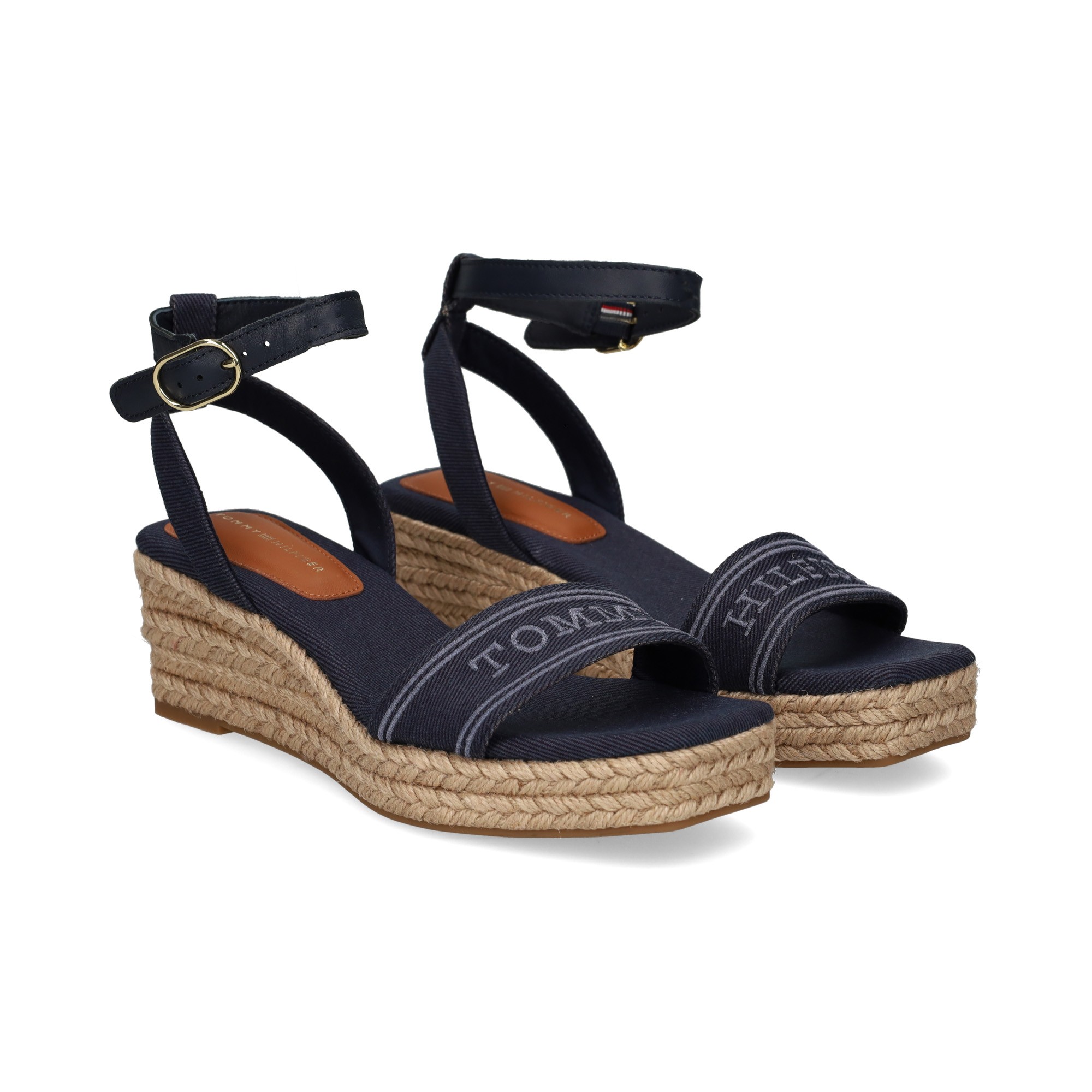 sandalia-gilda-con-logo-lona-azul