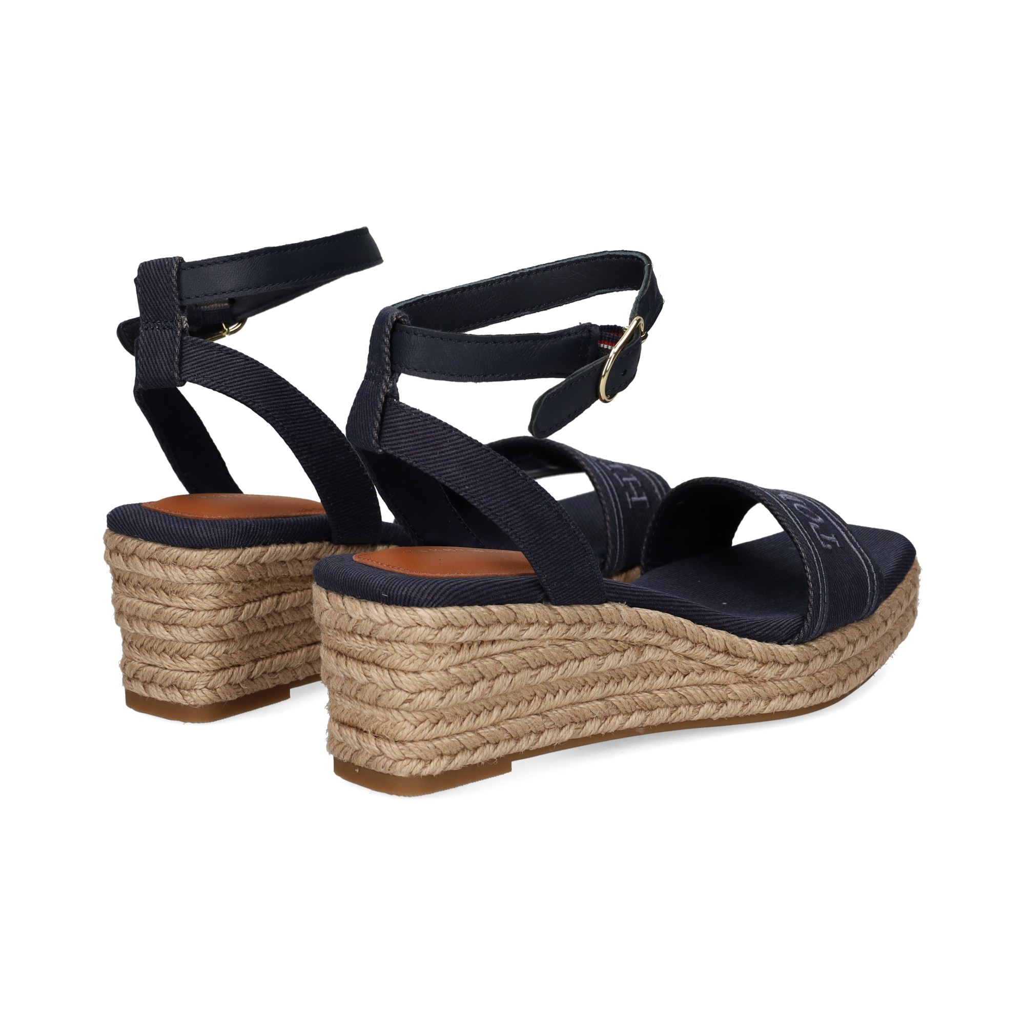 sandalia-gilda-con-logo-lona-azul