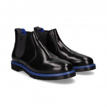 BOTIN ELASTICOS PIEL NEGRO
