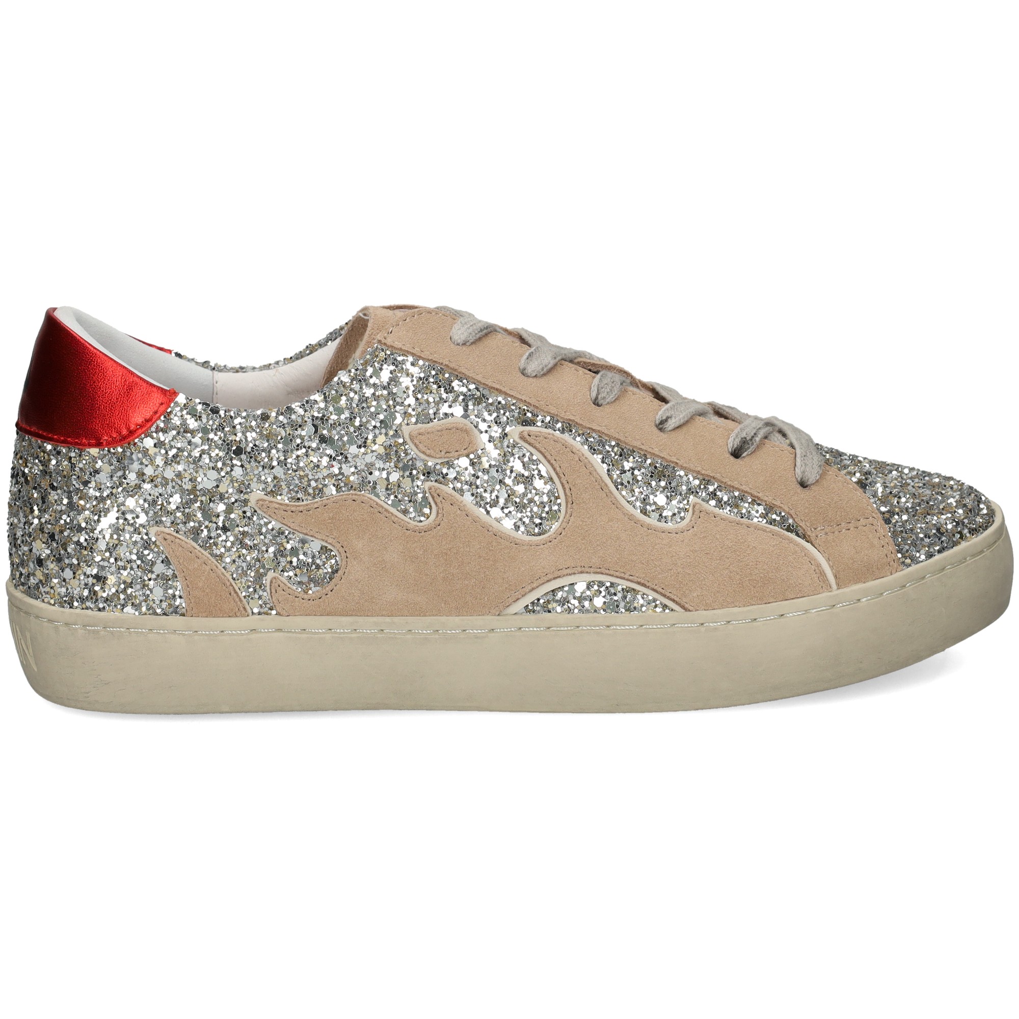 talon-rojo-llama-beige-glitter-plata