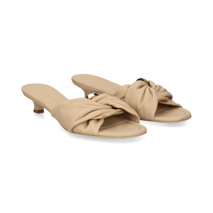 PALA ARGOLLA ORO PIEL BEIGE