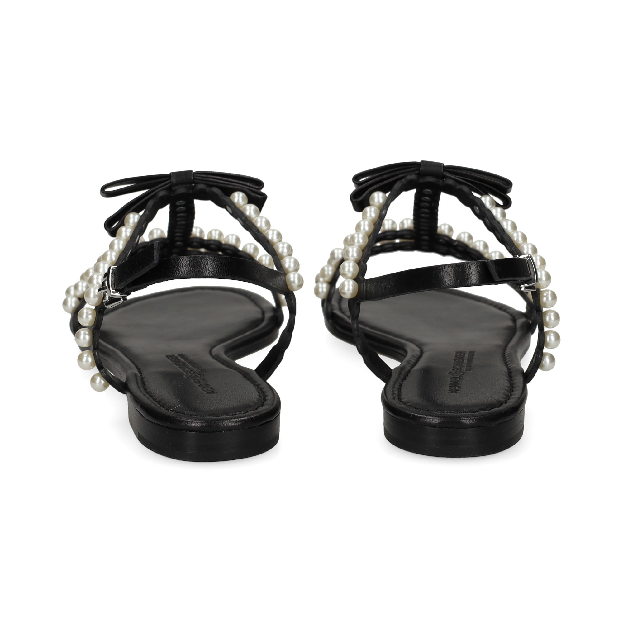sandalia-bebe-con-perlas-piel-negro