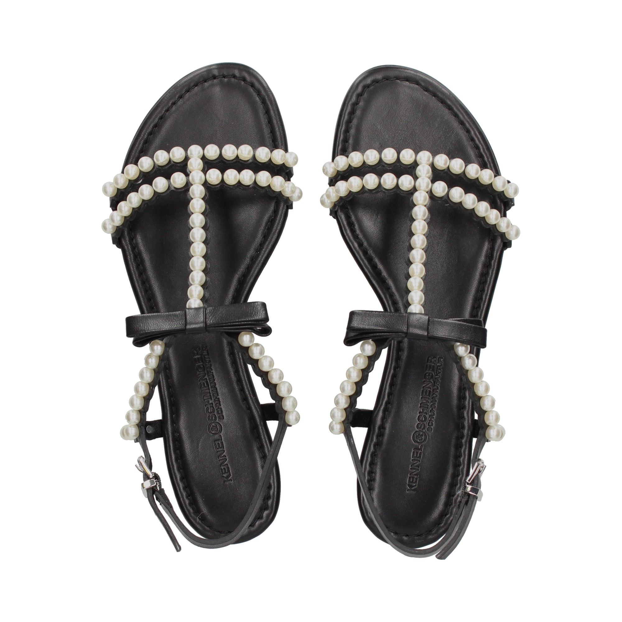 sandalia-bebe-con-perlas-piel-negro