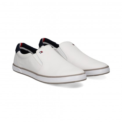 SLIP ON TEXTIL AZUL/BLANCO