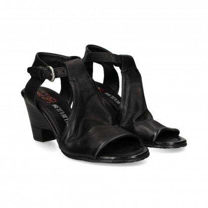 SANDALIA BEBE ANCHO NEGRO