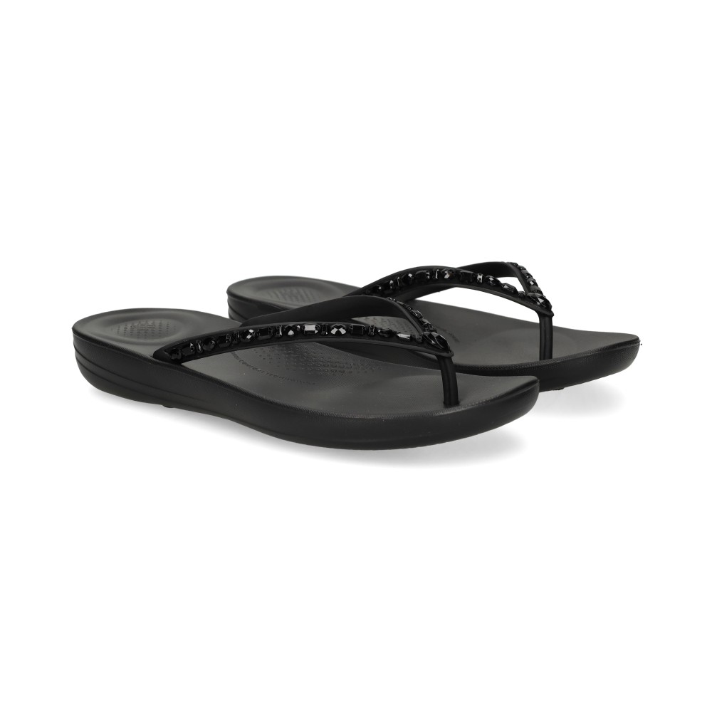 Fitflop Sandalias Planas Mujer - Negro Talla 40
