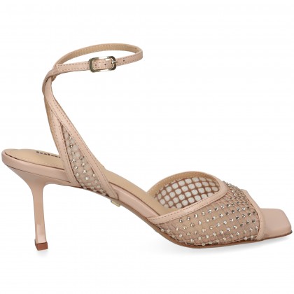 SANDALIA GILDA REGILLA+STRASS ROSA NUDE