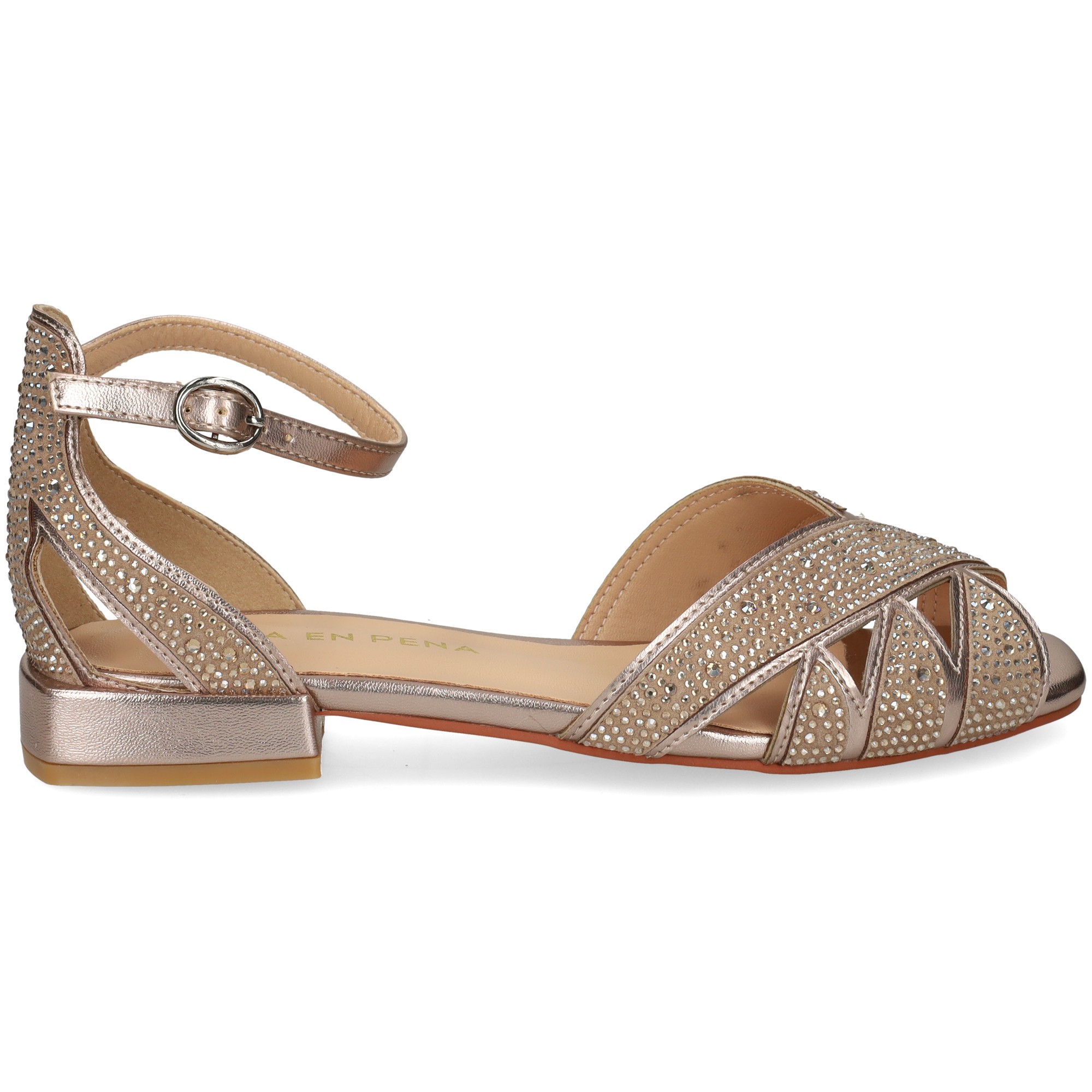 talon-cerrado-strass-bronce