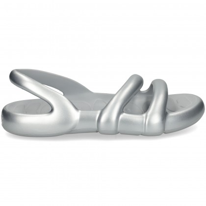 SANDALIA ACOLCHADA PLATA 014 GRIGIO