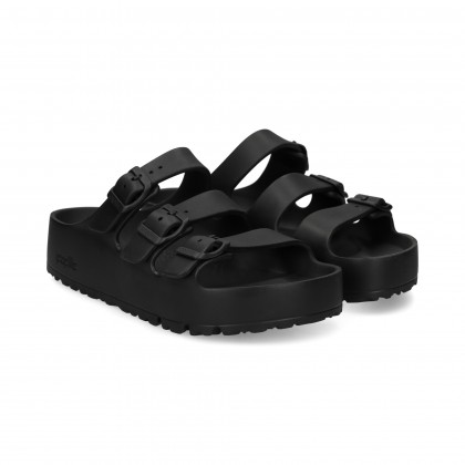 PALA 3 HEBILLAS GOMA NEGRO