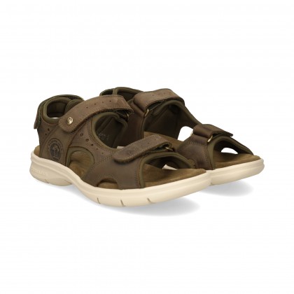 SANDALIA VELCROS GRASS KAKI