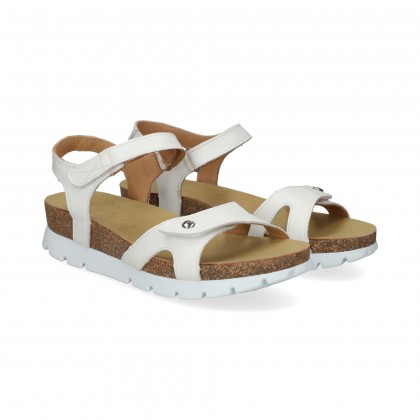CARMELITA 2 VELCROS NAPA BLANCO B1 BRANCO