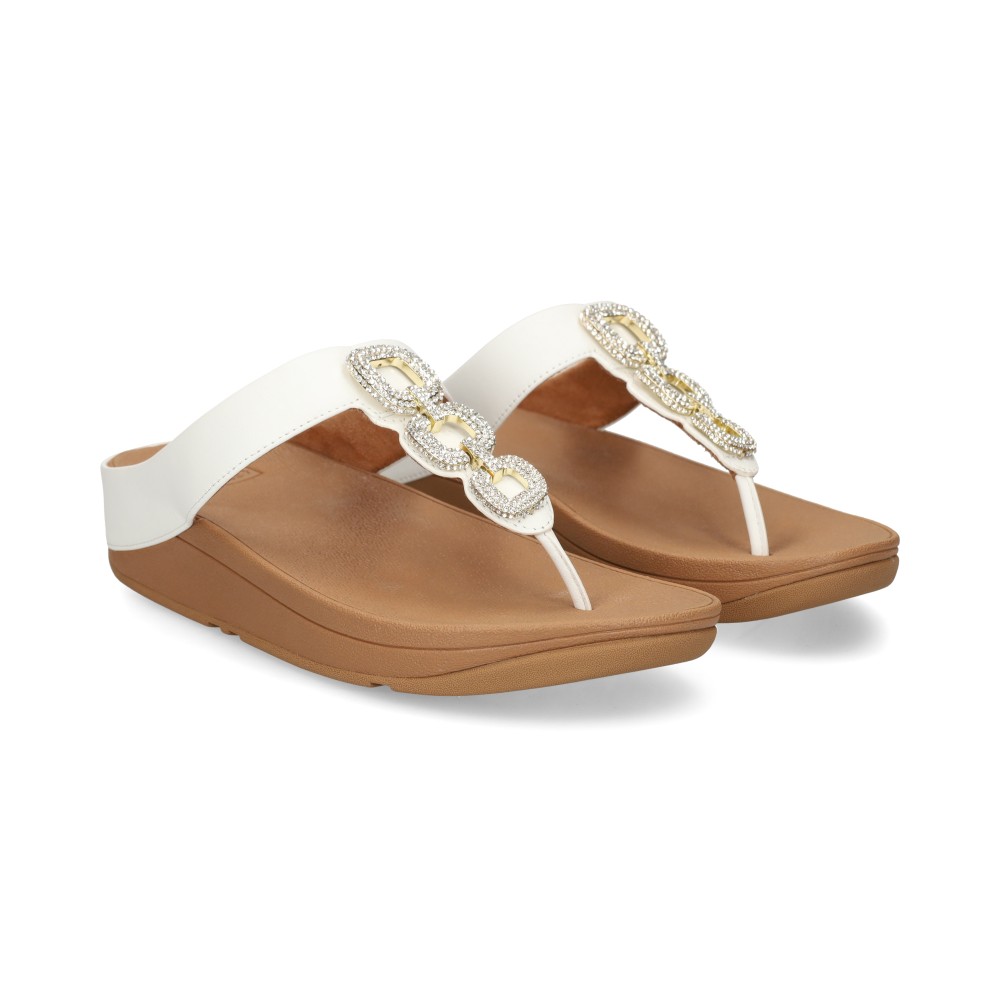 Imagen Fitflop Sandalias Cuña Mujer - Blanco Talla 41