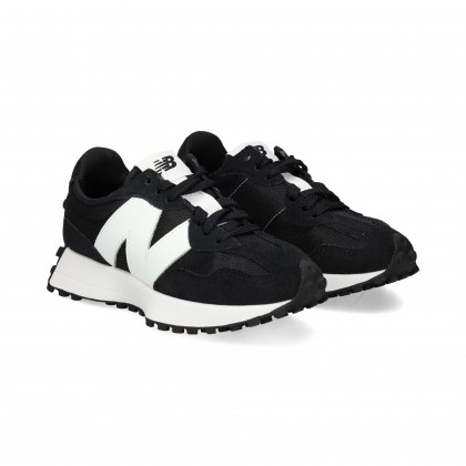 DEPORTIVO ANTE+NYLON BLANCO+NEGRO