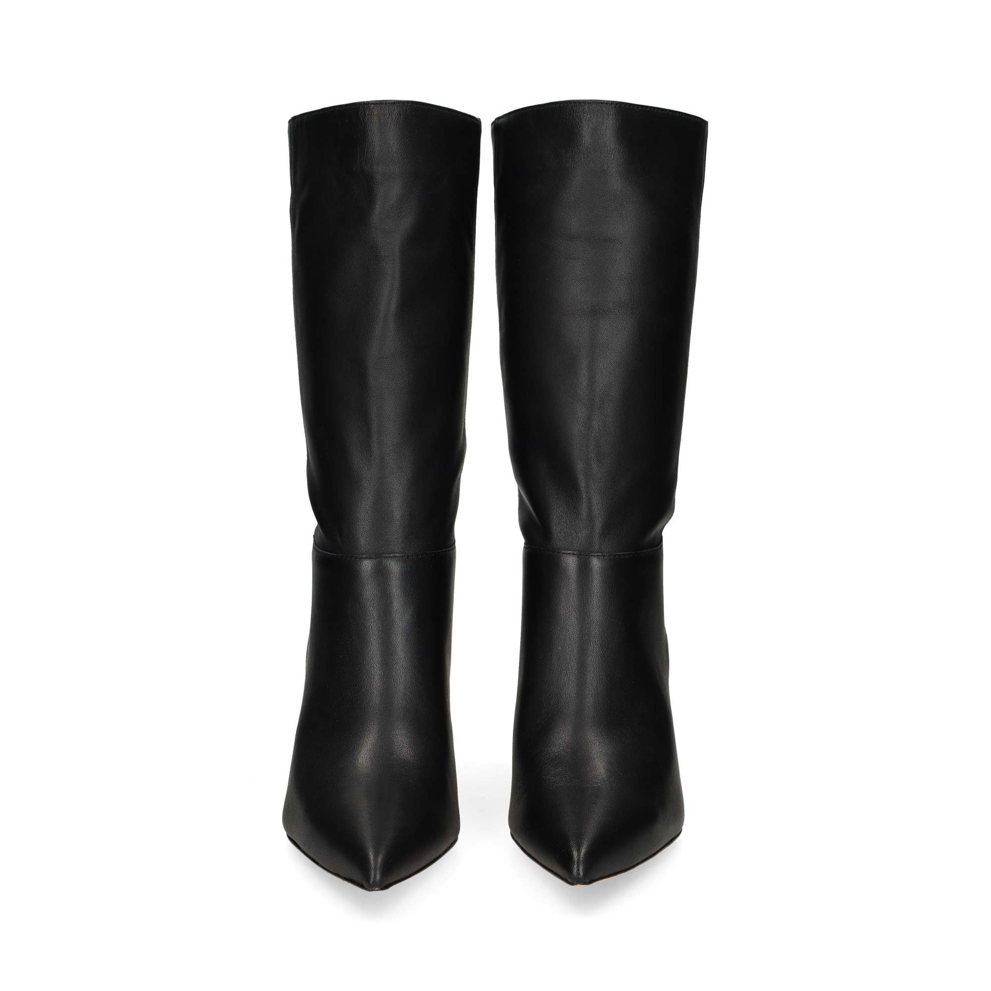 media-bota-piel-negro