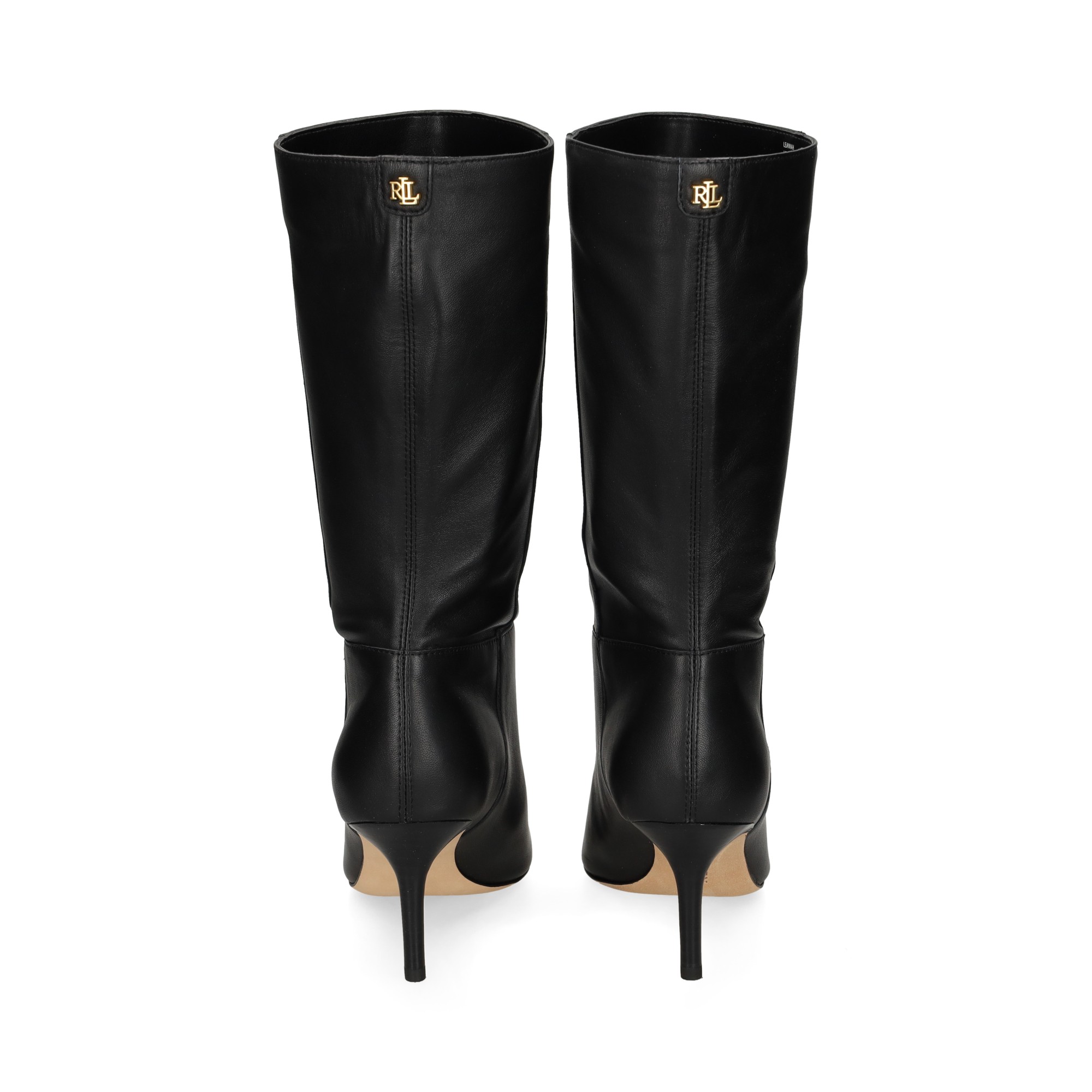 media-bota-piel-negro
