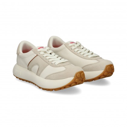 DEPORTIVO ANTE+PIEL BLANCO