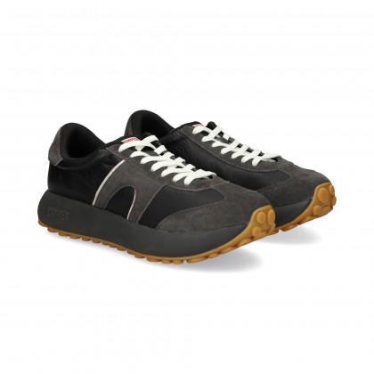 DEPORTIVO ANTE+PIEL NEGRO