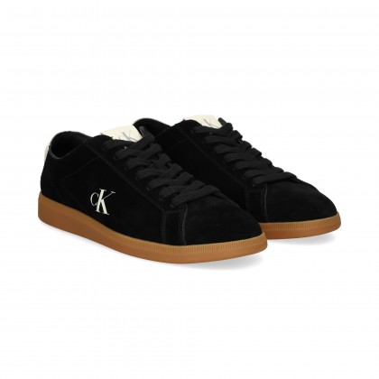 TALON BLANCO DEPORTIVO ANTE NEGRO