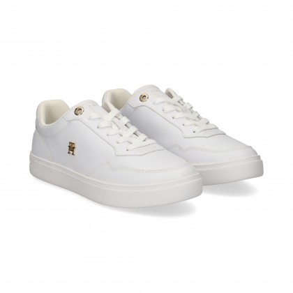 TALON Y LOGO ORO DEP.PIEL BLANCO