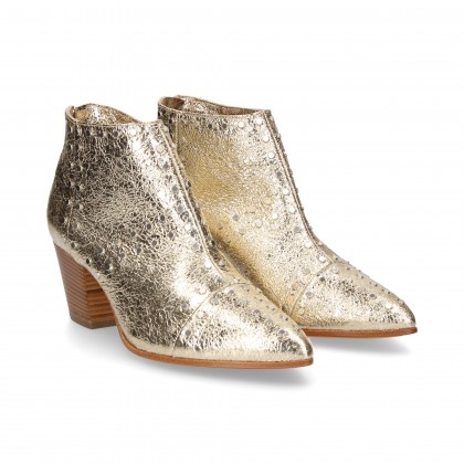 HEEL BOOT HEEL STUDS CRAQUEL PLATINUM