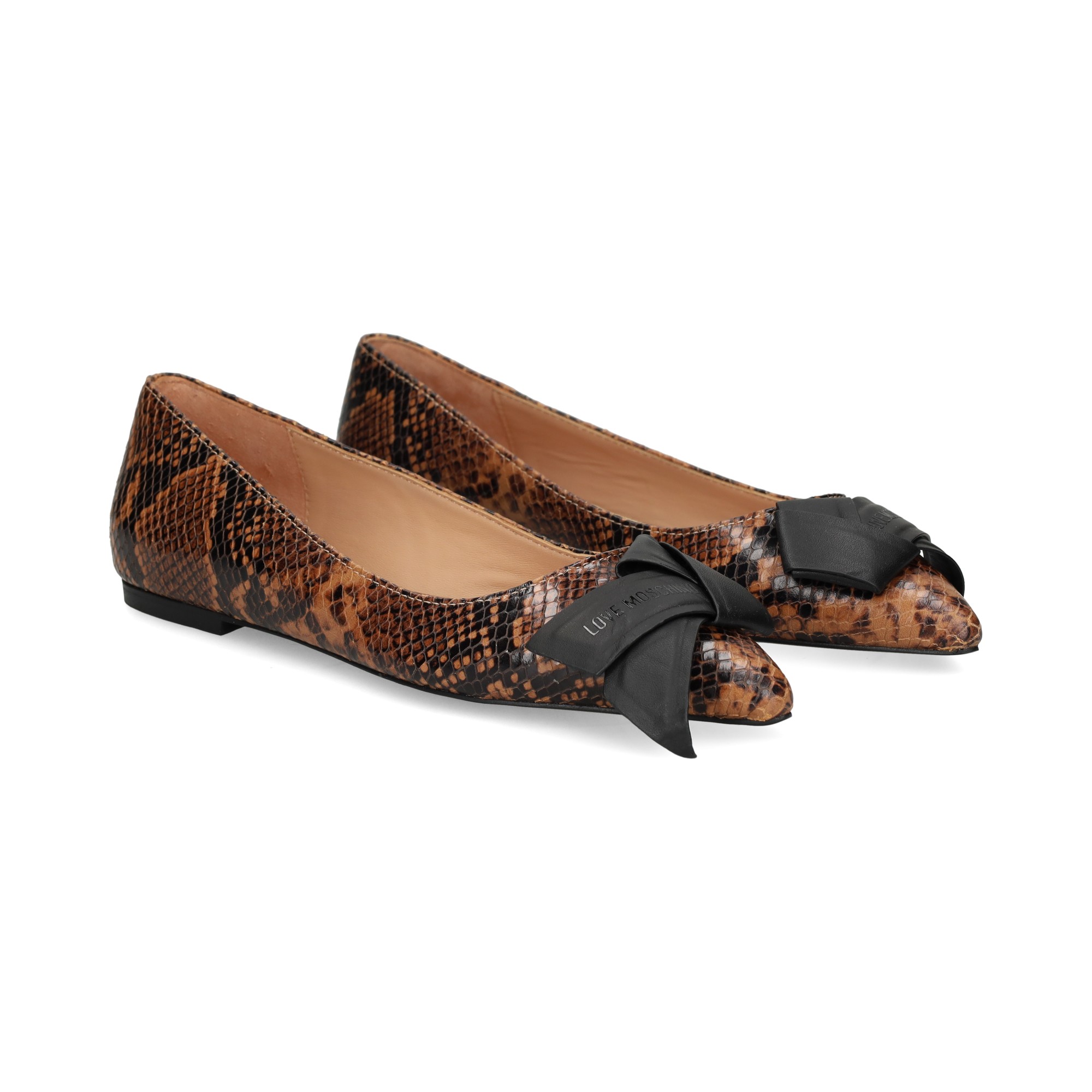 bailarina-lazo-reptil-marron