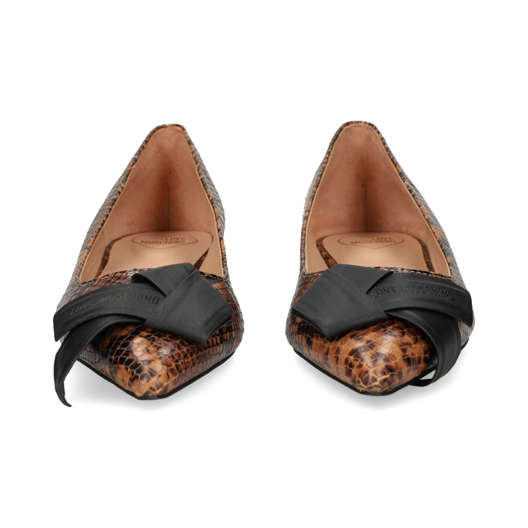 bailarina-lazo-reptil-marron