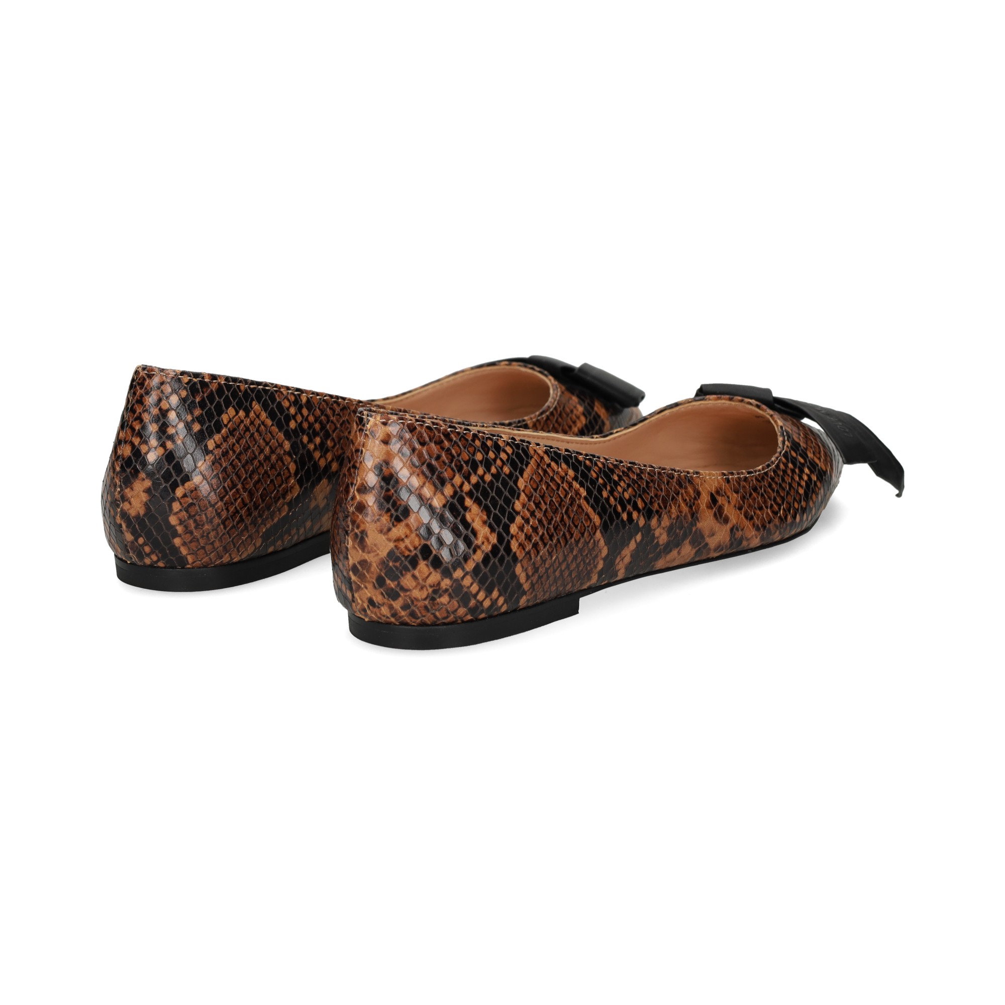 bailarina-lazo-reptil-marron
