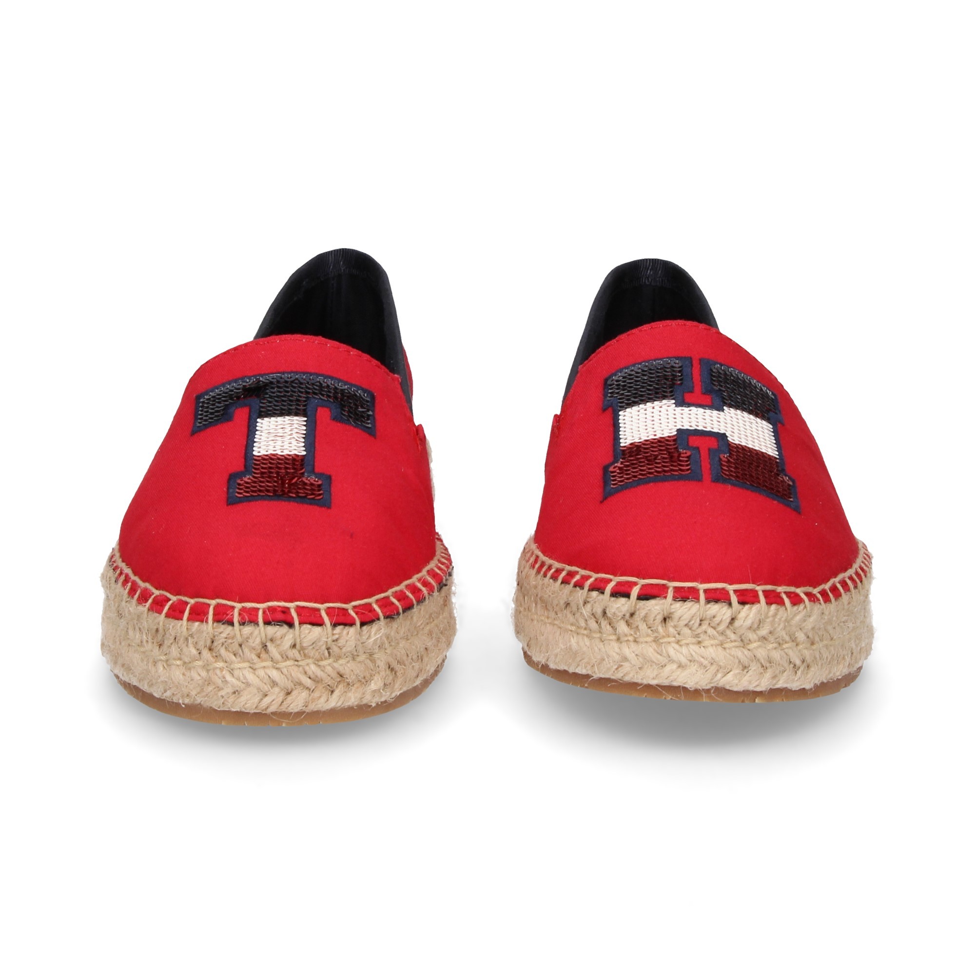 ESPADRILLE ELAST LOGO ELAST PALETTES ROUGES