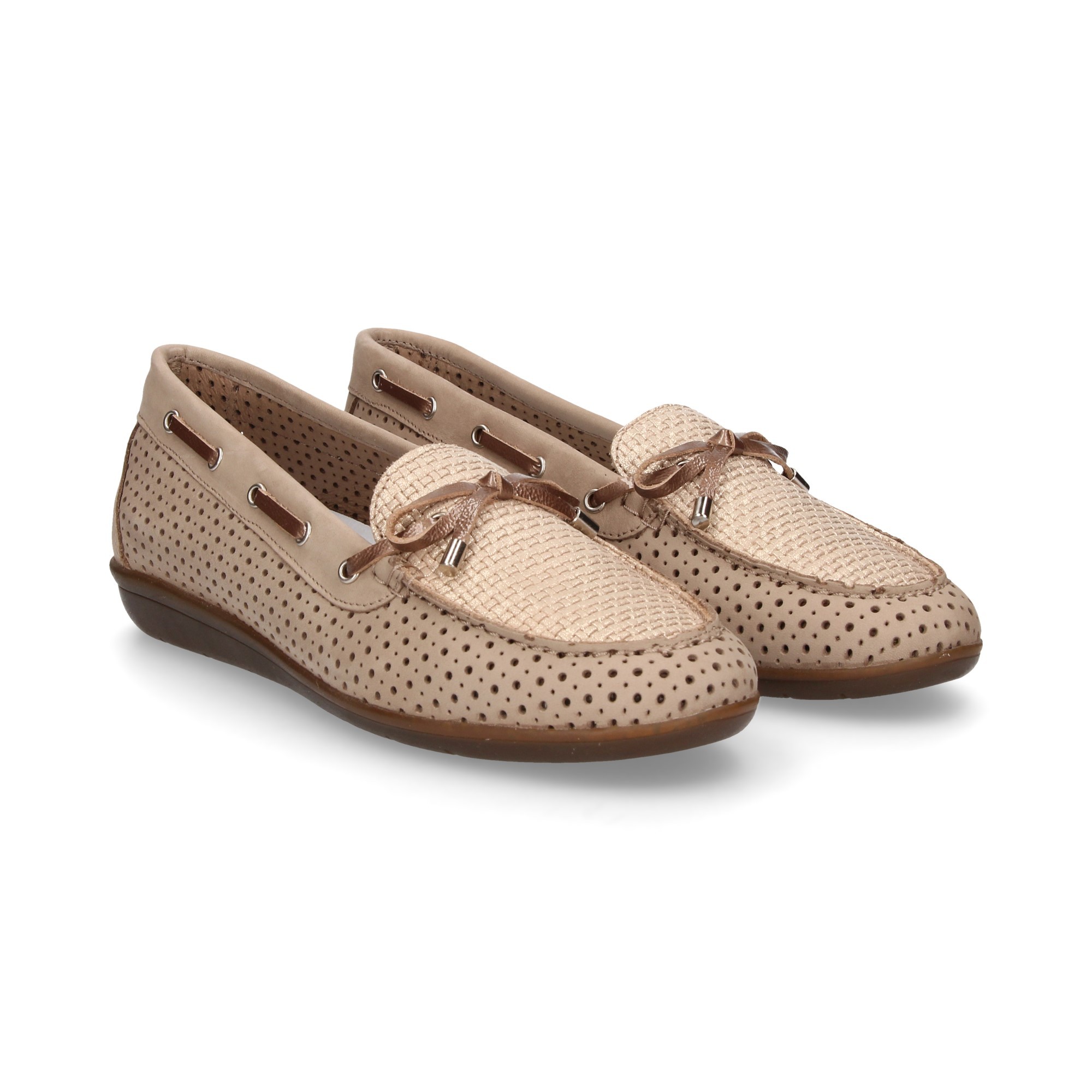 24 Mocasines de Mujer 23533 JAZMIN TOPO