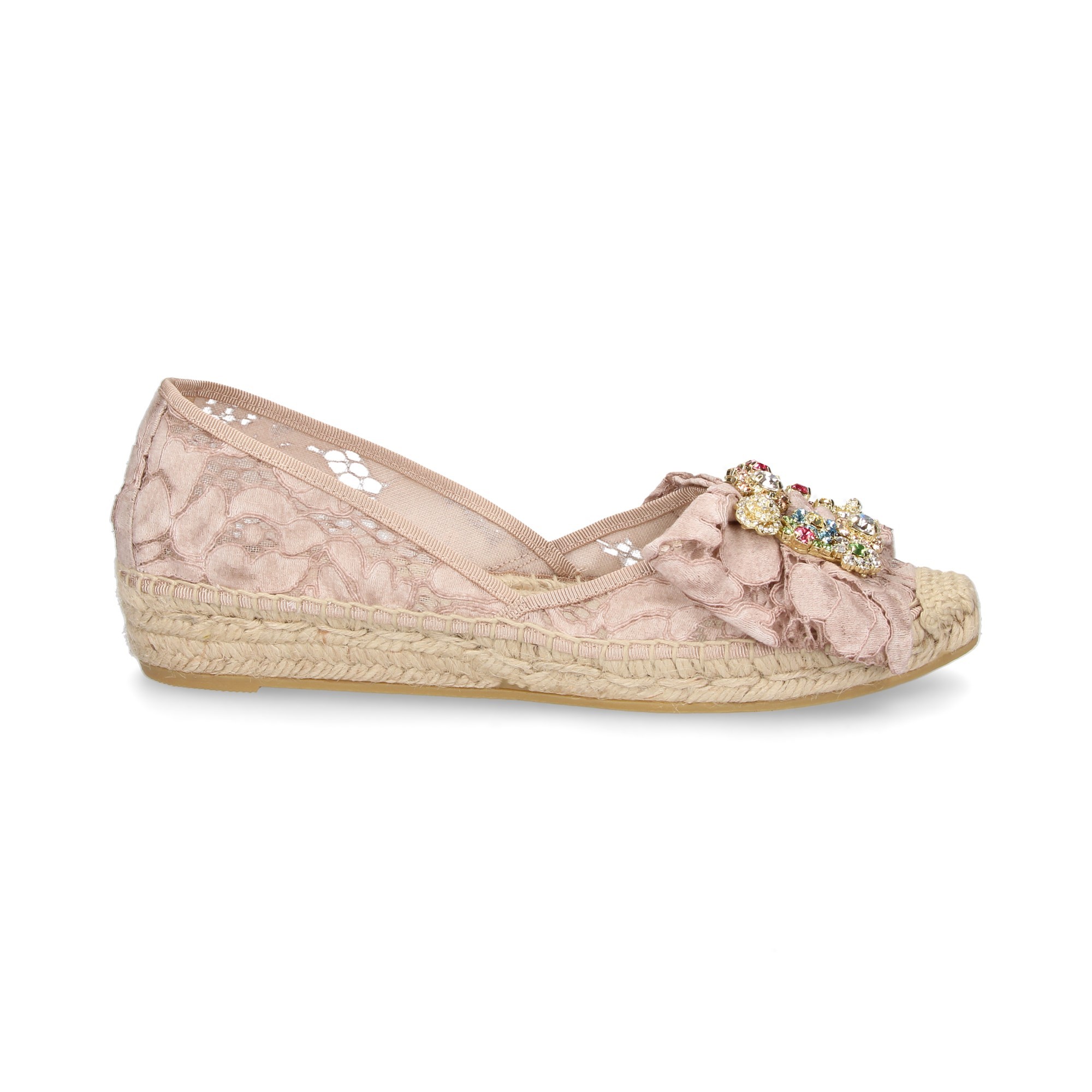 ESPADRILLE ARC ESPADRILLE ESPADRILLE BROCHE CROCHET NUE NUE